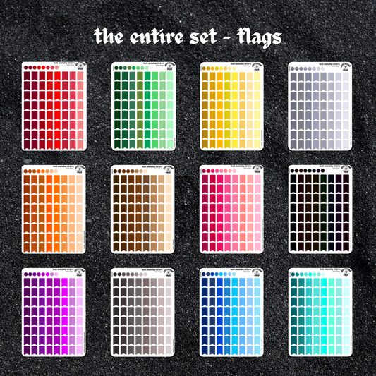 custom color palette book tabs