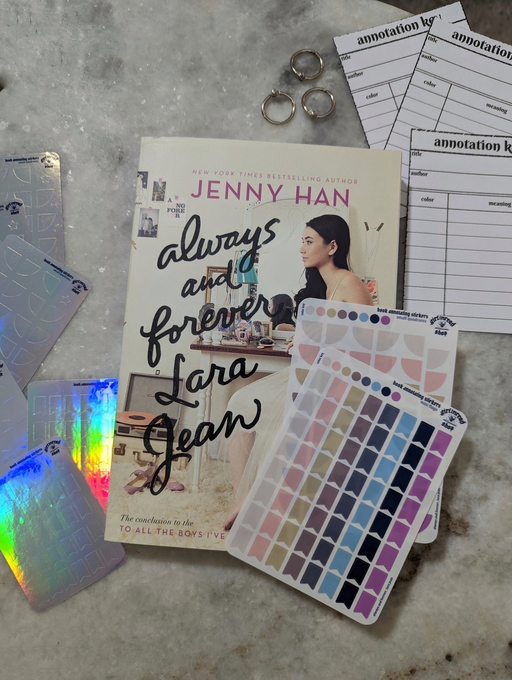 starter kits & sets – girlinread annotating stickers
